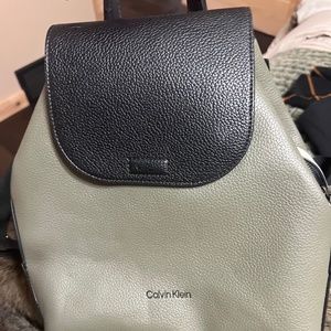 Calvin Klein backpack purse